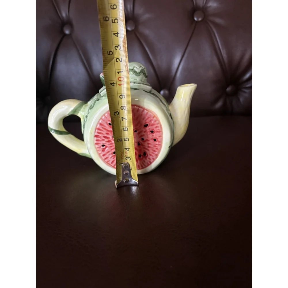 Dopamine Decor Vintage Watermelon Teapot